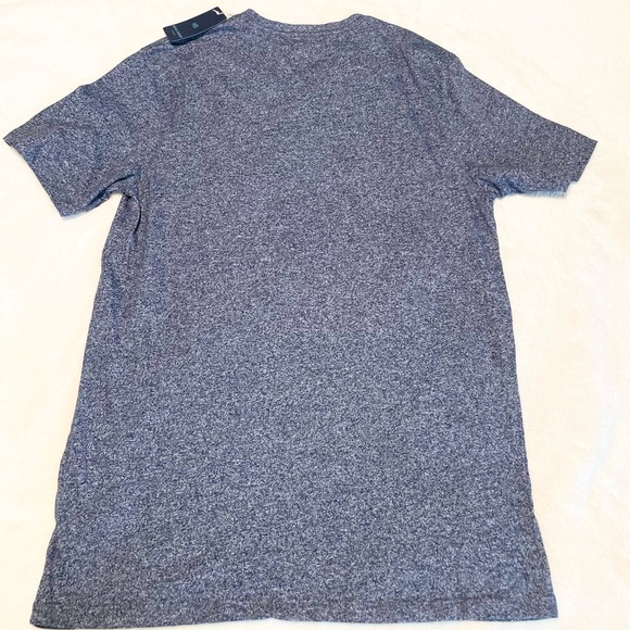 New Men’s Michael Brandon Blue Heather V-Neck Tee - Picture 7 of 9